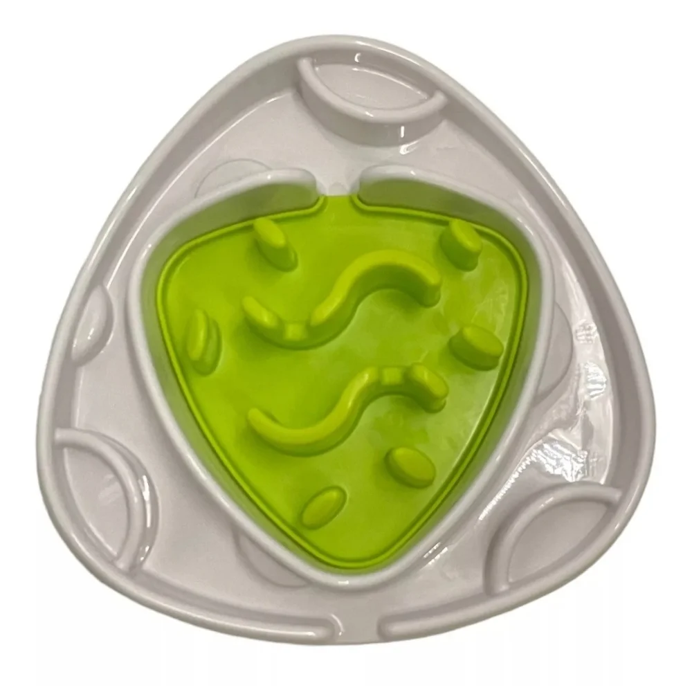Pet Central FOOD MAZE Bowl dish Slow Down eating Dry or wet food 2 maze's NEW